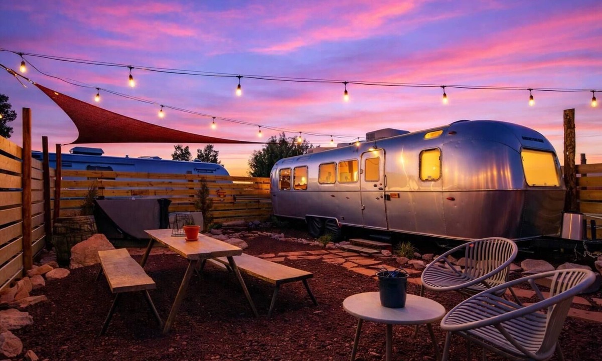 Valle House | Airstream w/ Private Hot Tub (Unit J) - 4 Person Airstream with Private Hot Tub