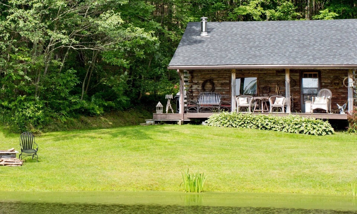 Great Valley Cabin | Charming Log Cabin on Private Pond Nestled in Woods Near Holiday Valley Resort