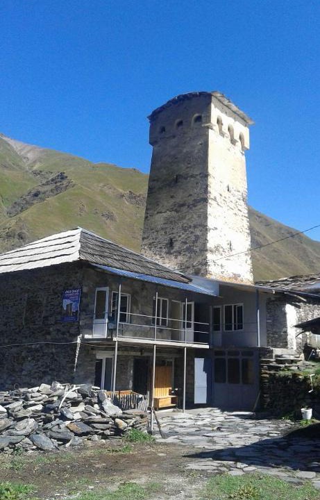 Ushguli House | Old Tower Guesthouse - kafe ushguli