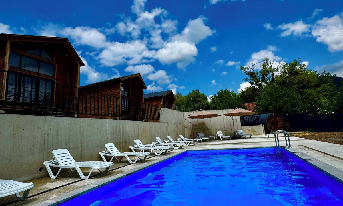 Vedzebi Cottage | Sioni hillside cottages Cozy Wooden cottages with a sauna near Lake Sioni.