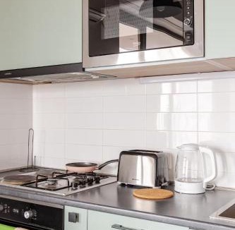Saburtalo Apartment | All Green Loft with Amazing Views, With 2 Balconies and AC