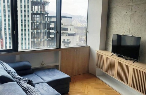 Vake Apartment | Axis Towers Executive 1BR with City Views 28+ Night Stays