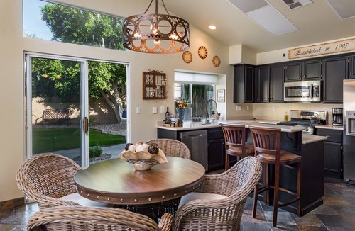 Topaz House | Beautiful, large private backyard w/SALTWATER POOL.