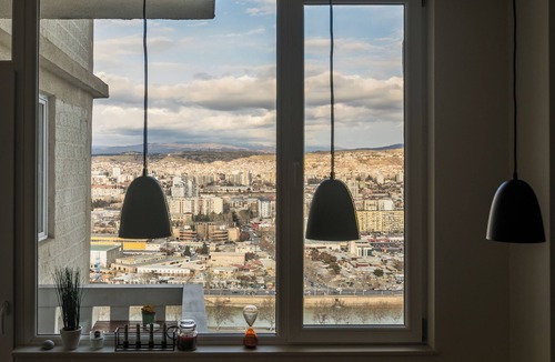 Saburtalo Apartment | Bright & Stylish 2 Bedroom Apartment by City Hall