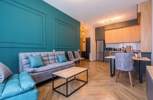 Saburtalo Condo | Chic, Brand-New Condo Close to Metro Station – Convenient & Comfortable Stay