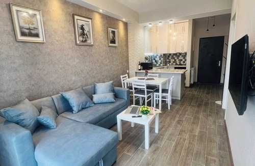 Saburtalo Apartment | Cozy 1-bedroom apartment with AC in charming T'bilisi, Jikia
