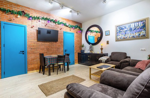 Vake Apartment | Cozy brick-style studio/heart of Vake N.N.