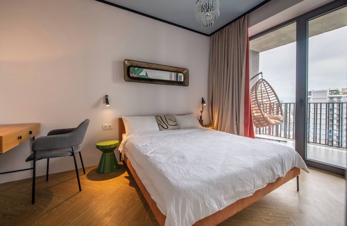 Saburtalo Apartment | GG Home – Stylish 1BR Apartment with Great View