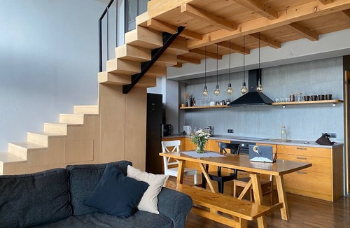 Kazbegi Apartment | Mountain-view duplex with fireplace near lifts, Ski in Ski out