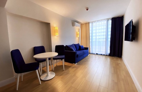 New Boulevard Apartment | Orbi City/Two Rooms Apt./27 Floor/Sea - Mout. View