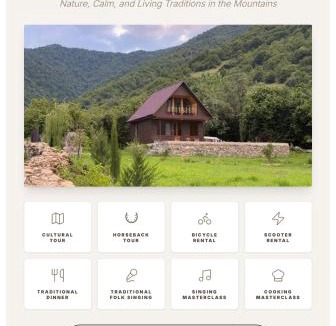 Akhmeta Apartment | Pankisi Wooden Cottage