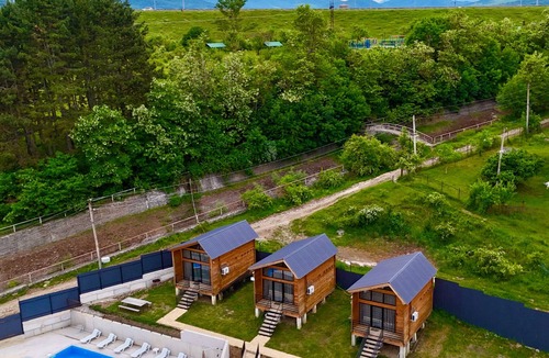 Vedzebi Cottage | Sioni hillside cottages Cozy Wooden cottages with a sauna near Lake Sioni.