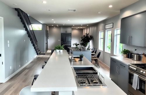 La Brea Apartment | Stylish 3BR Townhouse Retreat near Hollywood – Private Balcony View