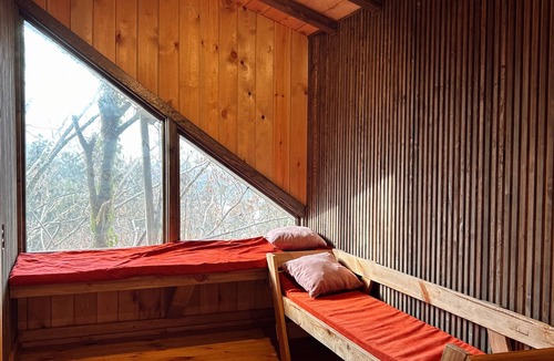 Khelvachauri Villa | Wooden Cabin in Nature: Sauna, Jacuzzi, BBQ & Fireplace