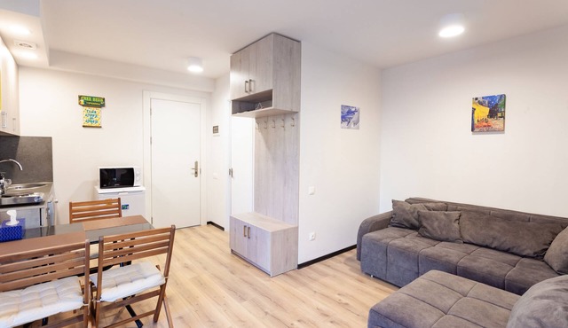 Accommodation is located in new Gudauri