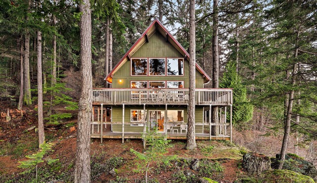 Adventure cabin on the water, perfect for wildlife viewing in Eastsound