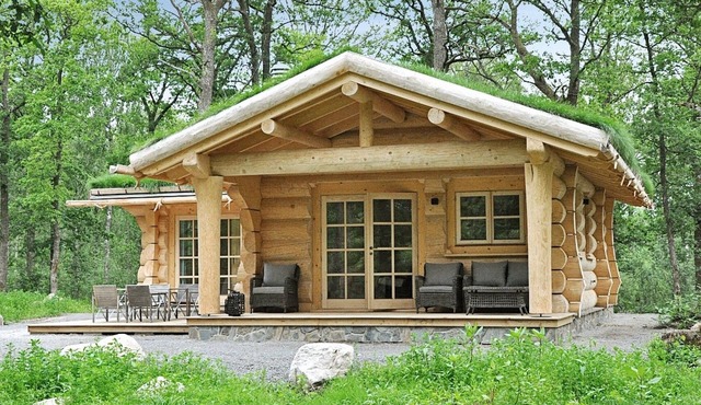 Beautiful and intimate cabin, open fireplace, close to nature. Pet friendly. in Växtorp
