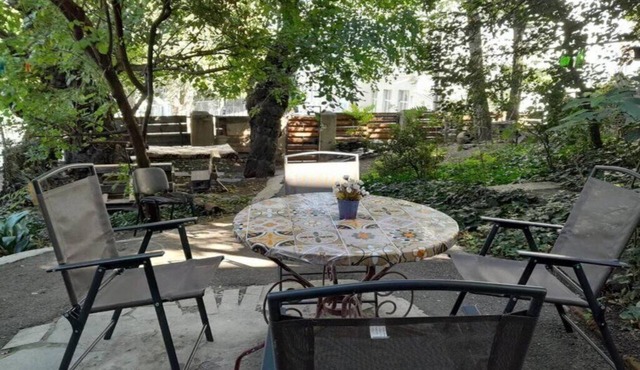 Eka's home with a beautiful garden in T'bilisi