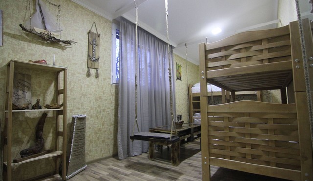 Hello. I'm Aleko. My apartment is located in the old part of town Avlabari.