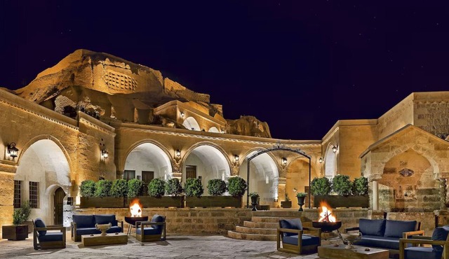 Historic Stone Suite Escape with Sunset Terrace & Valley Views, Access to Pool! in Nevşehir