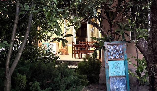 Located in the center of the city. With unique, beautiful garden and terrace.