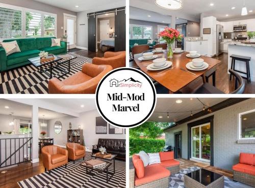 Mid-Mod Marvel Central Game RmWet Bar Patio in Arvada