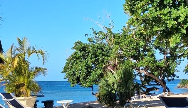 Negril Jamaica Beachfront house in Little Bay County Club , Pool , Free wifi A/C in Negril