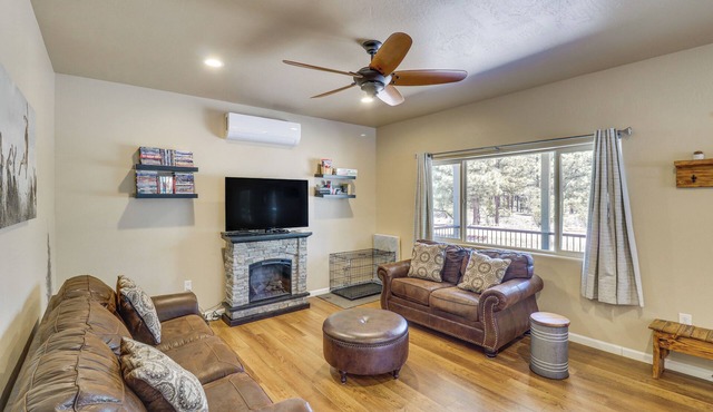 Patio & ATV Trail Access: Quiet Cabin in Show Low in Show Low