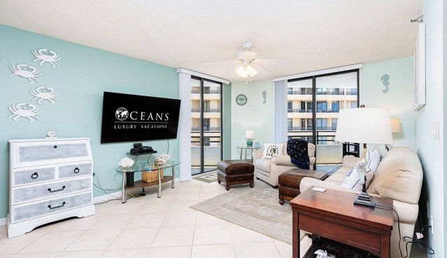 Pool/Beach Open! Oceans Atrium One-Ocean View #403 in Daytona Beach