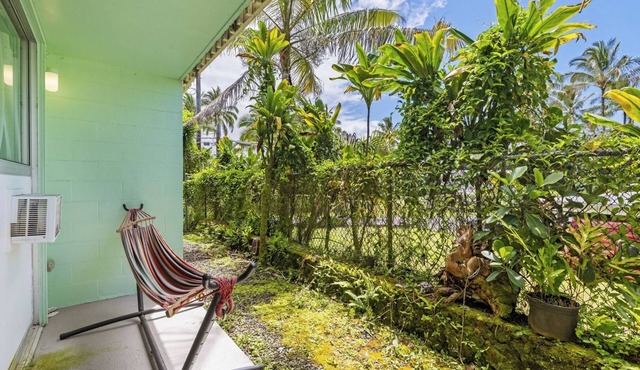 Private Balcony Walk to Beach + Downtown in Hilo