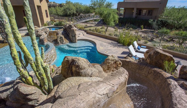 Private with Mountain Views and City Lights in Scottsdale
