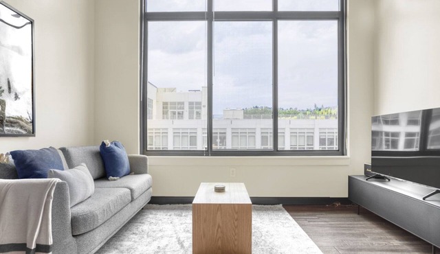 Sleek H Street 1BR w/Pool, Gym & W/D, steps from WF, by Blueground in Washington