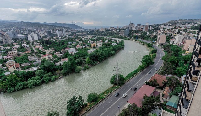 Tbilisi and the river from your window!