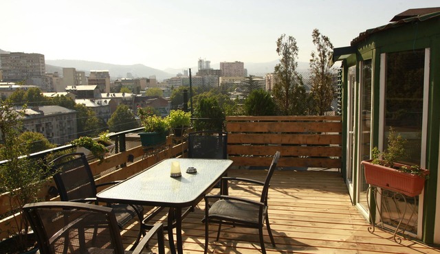 Three floor apartment with a terrace on the edge of old and new Tbilisi