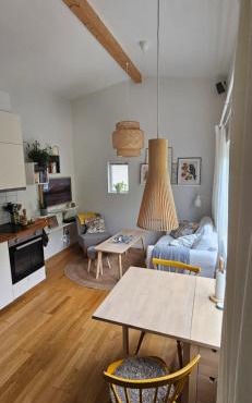 Tiny grey house with loft, 15 min from city center in Gothenburg