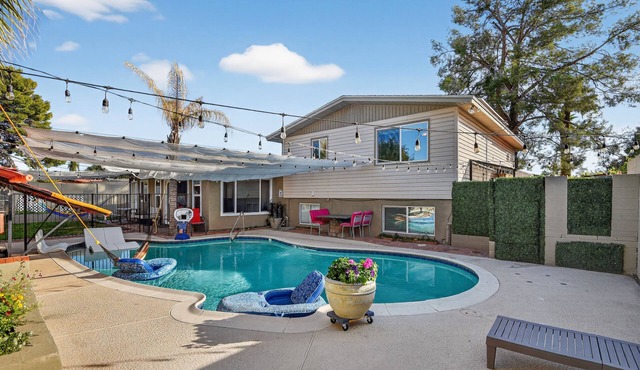 Two Homes w/Pool, 8BR Mesa Retreat, Sleeps 24 in Mesa