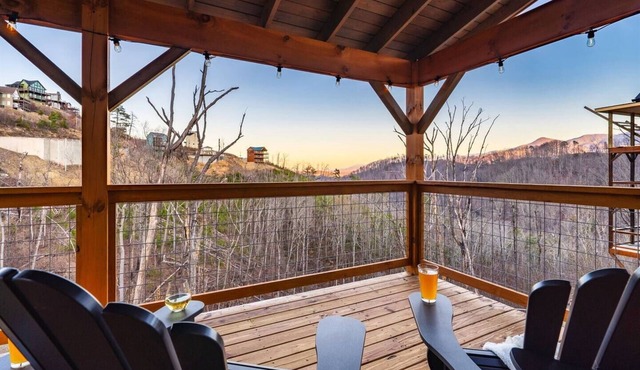 Views + Hot Tub + Game Room | 3 King Suites in Gatlinburg
