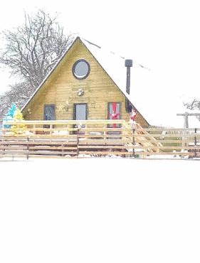 Wooden cottage "green house" in Bakuriani