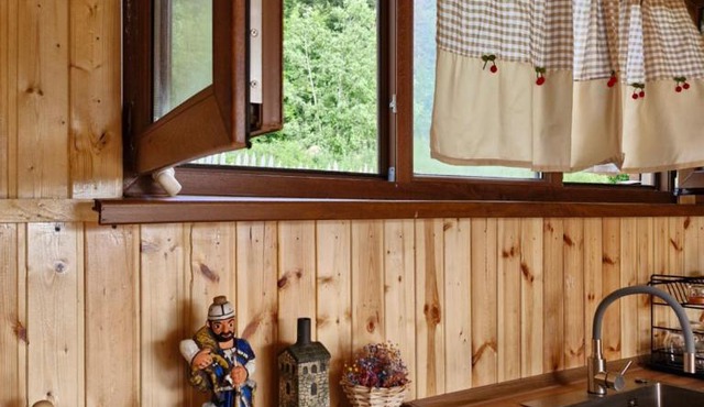 Wooden cottage in Svaneti