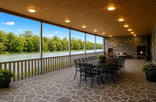 Tsilkani House | Royal Riverside Villa near Kazbegi with Pool & Mountain Views