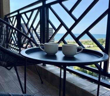 Gonio Apartment | Panorama Studio with Sea, Mountain & Batumi Views Pet-Friendly