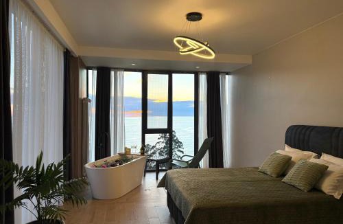 Kvariati Villa | Modern Villa - infinity pool & Panoramic Sea View