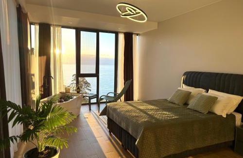 Kvariati Villa | Modern Villa - infinity pool & Panoramic Sea View