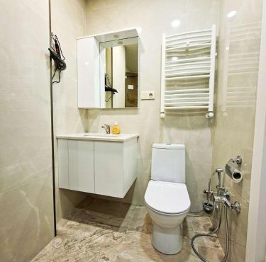 Spacious Riverside Apartment in Central Tbilisi with Balcony
